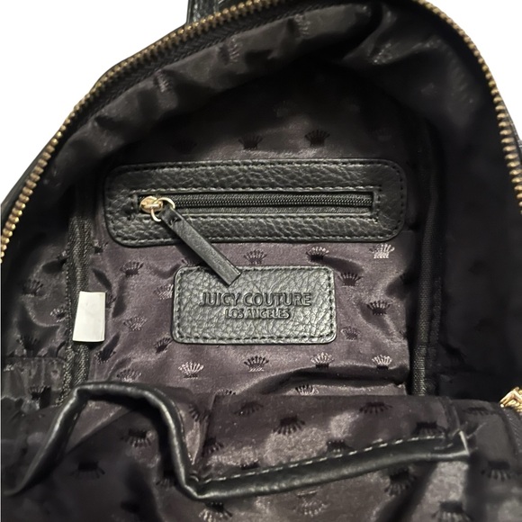 Juicy Couture Black Mini Backpack w/ Gold Toned Hardware - EUC - Picture 8 of 12
